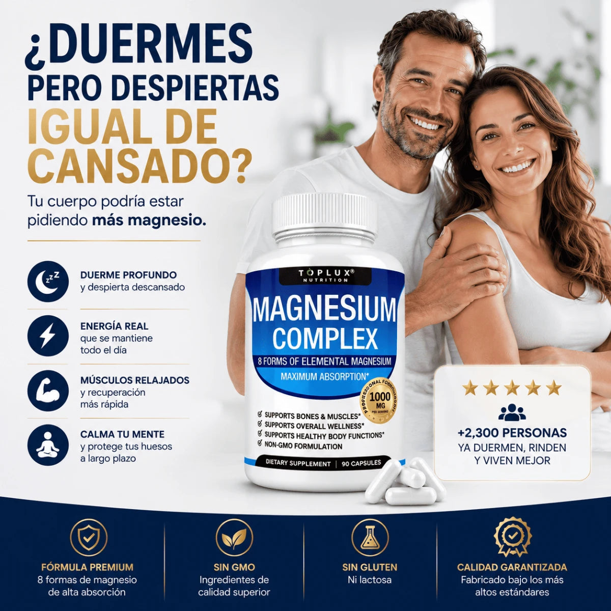 MagniVive™ Descansa profundo. Vive con energía