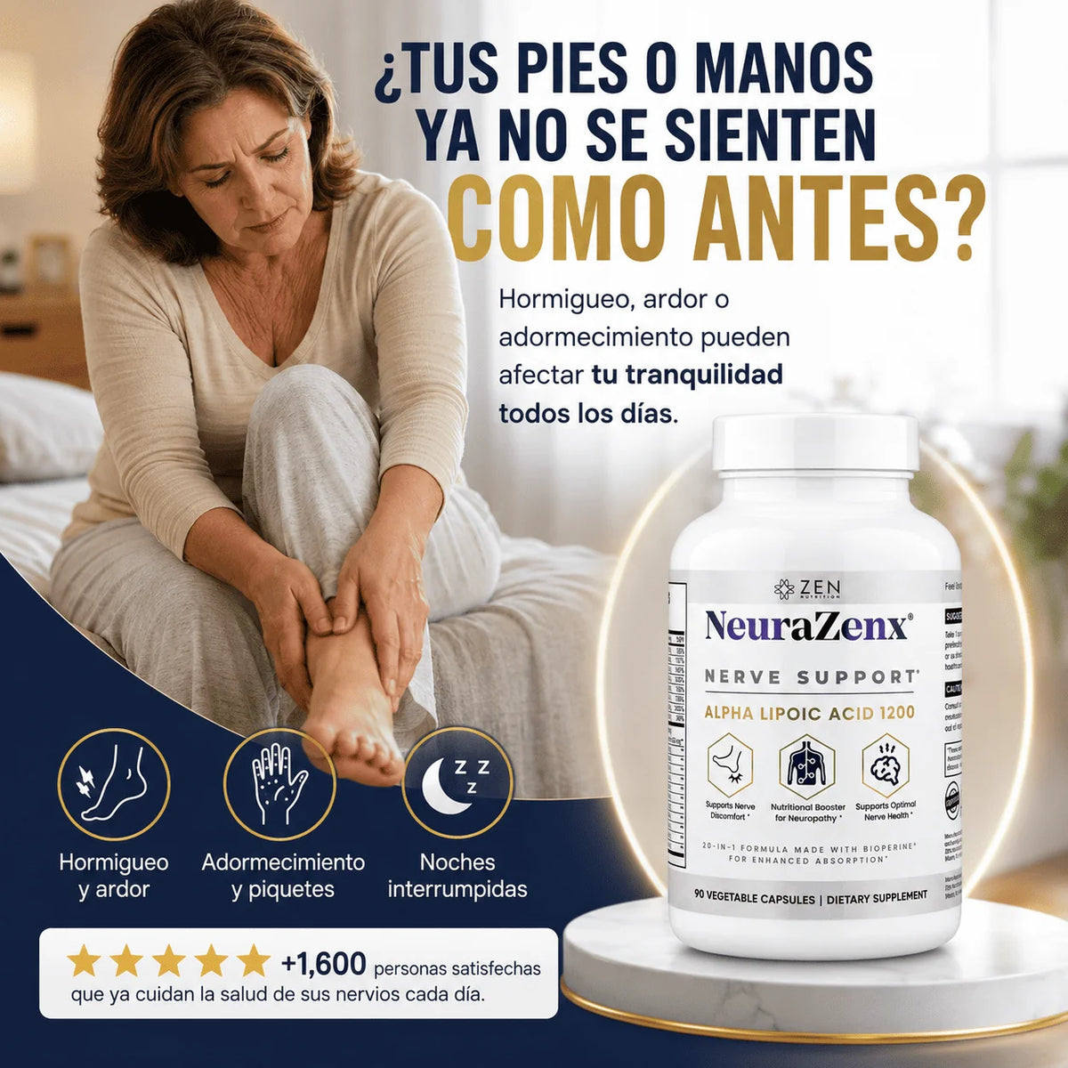 NeuraZenX™ Recupera comodidad en cada paso